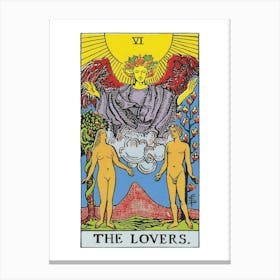 The Lovers Canvas Print