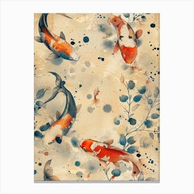 Watercolor Koi 33 Canvas Print