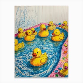 Rubber Ducks 1 Canvas Print