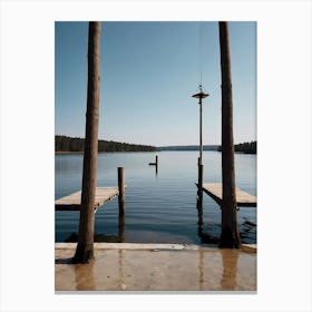 Dock. Canvas Print