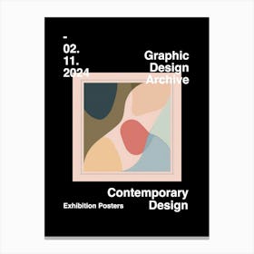 Graphic Design Archive Poster 24 Canvas Print