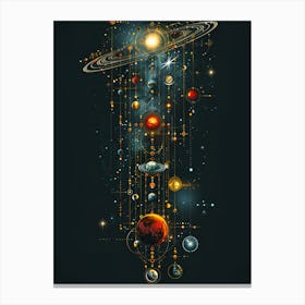 Solar System Canvas Art Canvas Print