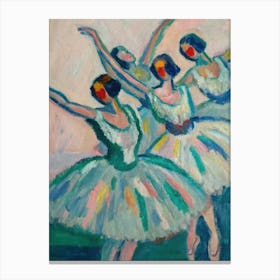 Henri Matisse Four Ballerinas Canvas Print