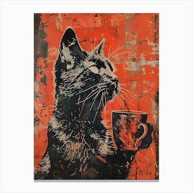 I Take It Black Canvas Print