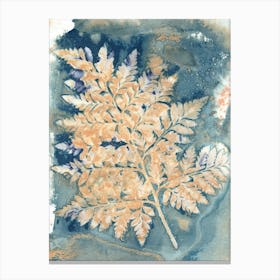 Botany Blue 1 Canvas Print