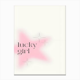 Lucky Girl 1 Canvas Print