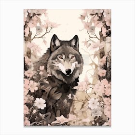 Wolf Painting  2 Canvas Print