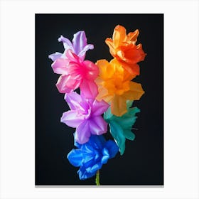 Bright Inflatable Flowers Delphinium 3 Canvas Print