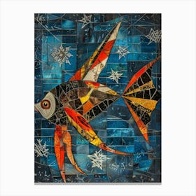 Mosaic Fish 5 Canvas Print