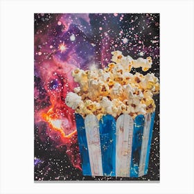 Galaxy Popcorn Collage Canvas Print
