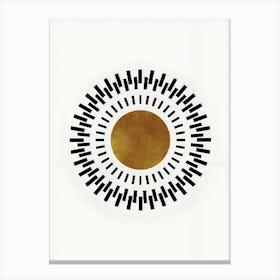 Golden Sun Canvas Print