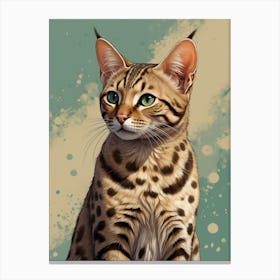 Bengal Cat Canvas Print