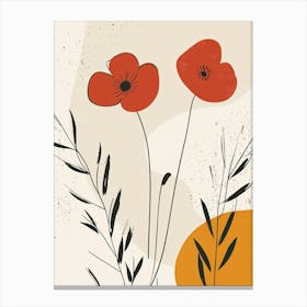 Poppies 79 Canvas Print