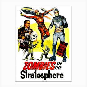 Zombies Of The Stratosphere, Movie Poster Canvas Print
