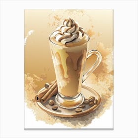 Latte Canvas Print