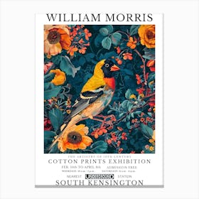 William Morris Exhibitions Birds Series 6 Canvas Print