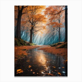 Autumn Forest Print Canvas Print