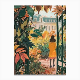 In The Garden Tuileries Garden France 4 Canvas Print
