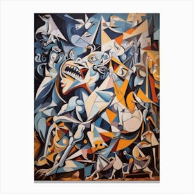 Guernica - Fractalized 2 Canvas Print