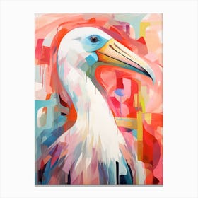 Bird Painting Collage Albatross 2 Canvas Print