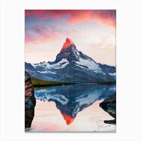 Matterhorn - Matterhorn Stock Videos & Royalty-Free Footage Canvas Print
