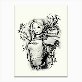 Harley Quinn 4 Canvas Print