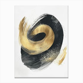 Gold Swirl Canvas Print Canvas Print