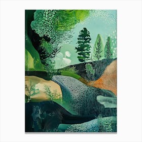 Abstract Nature Landscape Canvas Print