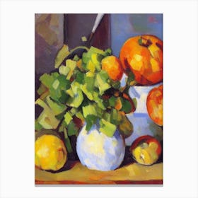 Celery Root Cezanne Style vegetable Canvas Print