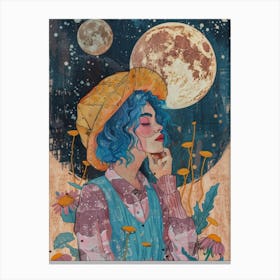 Moon Girl 1 Canvas Print