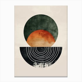 Cayley Bauhaus Mid Century Canvas Print