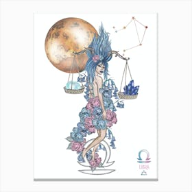 Libra Goddess Canvas Print