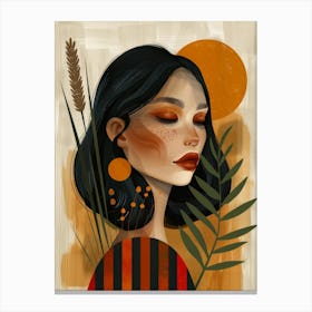 Asian Girl Canvas Print