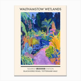 Walthamstow Wetlands London Parks Garden 3 Canvas Print