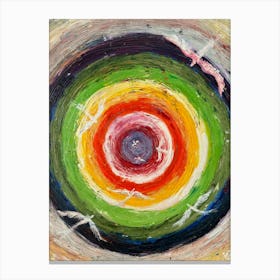 Rainbow Circle Canvas Print