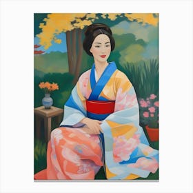 Geisha Canvas Print