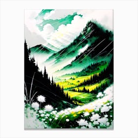 Landscape Painting Canvas Print