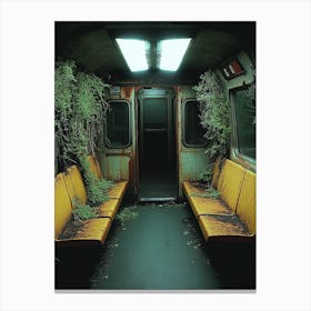 Abandoned Train Canvas Print