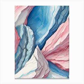 Abstract Watercolor Painting Canvas Print