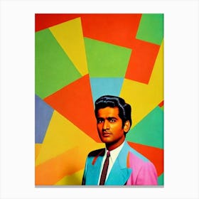 Abhijeet Colourful Pop Art Canvas Print