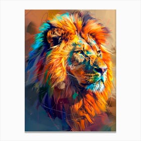 Lion Painting 1 Canvas Print