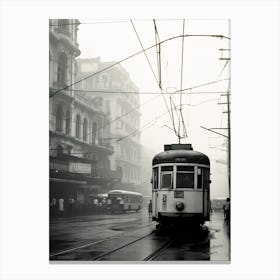 Kolkata, India, Black And White Old Photo 4 Canvas Print