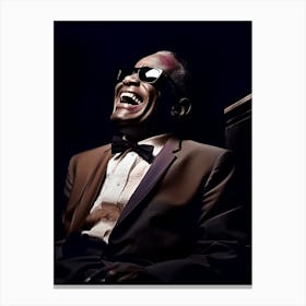 Color Photograph Of Ray Charles 2 Canvas Print