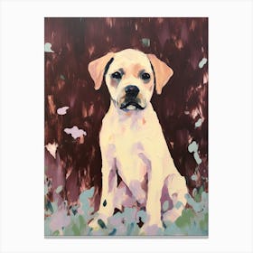 A Boxer Dog Painting, Impressionist 6 Canvas Print