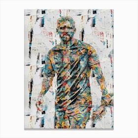 Lionel Messi Captain 1 Canvas Print