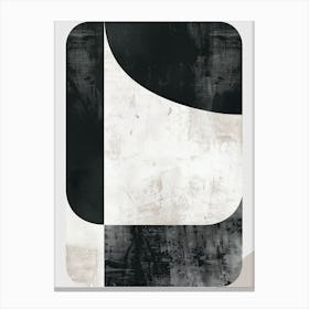 Abstract Symmetry Bauhaus Minimalist Canvas Print