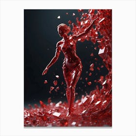 Shattered Woman Canvas Print