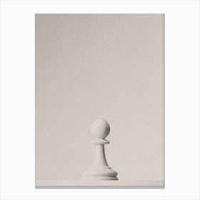 CHESS - The White Pawn I Canvas Print