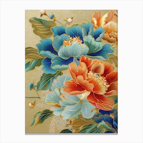 Chinese Flower Painting 2 Canvas Print