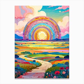 Rainbow In The Sky 18 Canvas Print